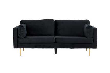 Venture Home Boom 3-Sits Soffa Svart/Guld