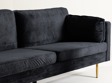 Venture Home Boom 3-Sits Soffa Svart/Guld