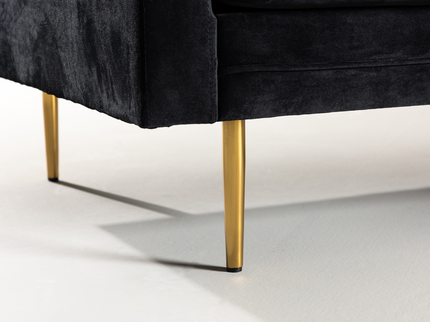 Venture Home Boom 3-Sits Soffa Svart/Guld