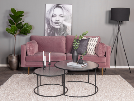 Venture Home Boom 3-Sits Soffa Rosa