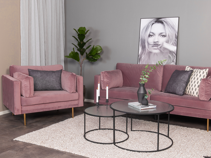 Venture Home Boom 3-Sits Soffa Rosa