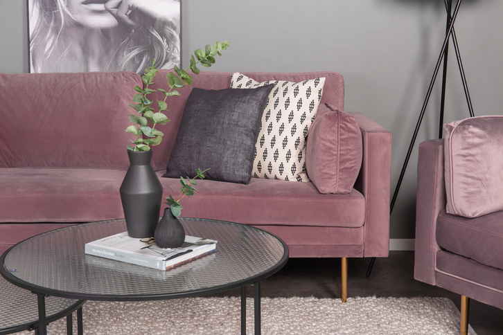 Venture Home Boom 3-Sits Soffa Rosa