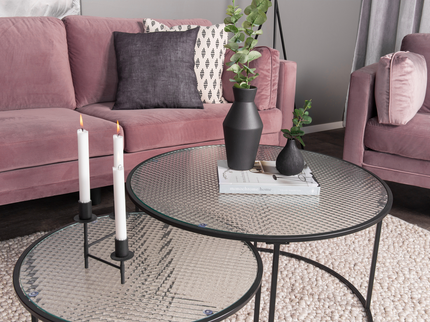 Venture Home Boom 3-Sits Soffa Rosa