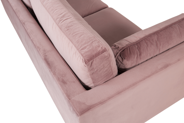 Venture Home Boom 3-Sits Soffa Rosa