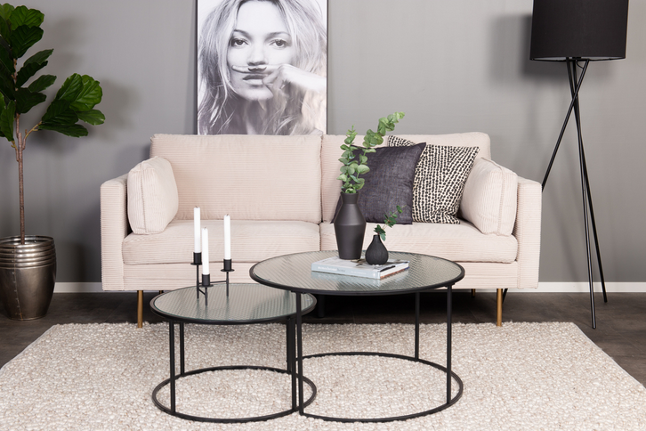Venture Home Boom 3-Sits Soffa Ljusbeige