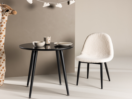 Venture Home Plaza Barnbord Ø60 Svart