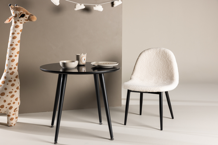 Venture Home Plaza Barnbord Ø60 Svart