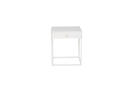 Venture Home Bakal Sängbord 41 x 43 Vit
