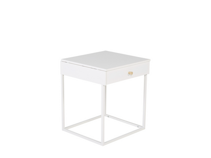 Venture Home Bakal Sängbord 41 x 43 Vit