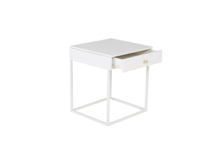 Venture Home Bakal Sängbord 41 x 43 Vit