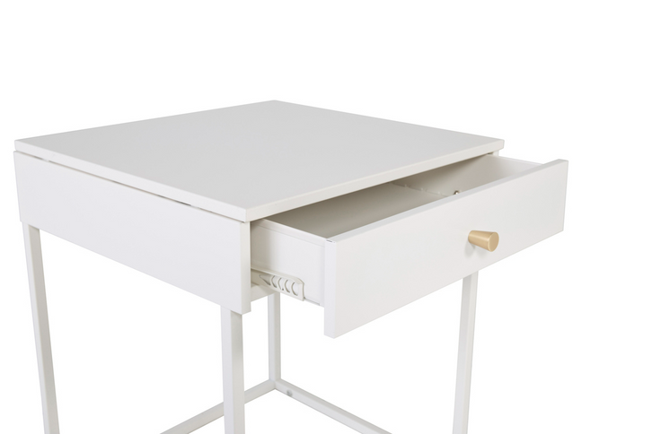 Venture Home Bakal Sängbord 41 x 43 Vit