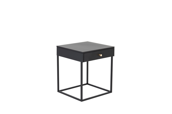 Venture Home Bakal Sängbord 41 x 43 Svart