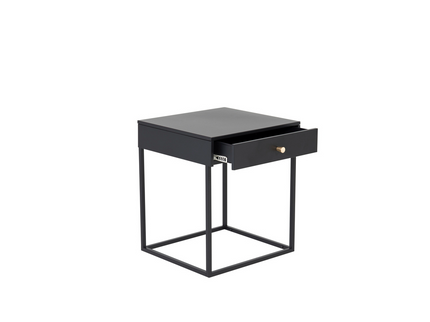 Venture Home Bakal Sängbord 41 x 43 Svart