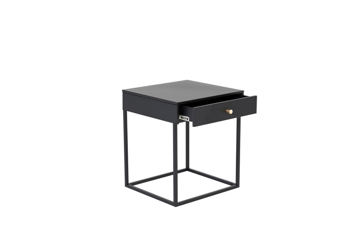 Venture Home Bakal Sängbord 41 x 43 Svart