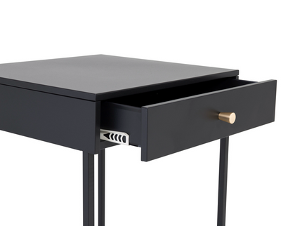 Venture Home Bakal Sängbord 41 x 43 Svart