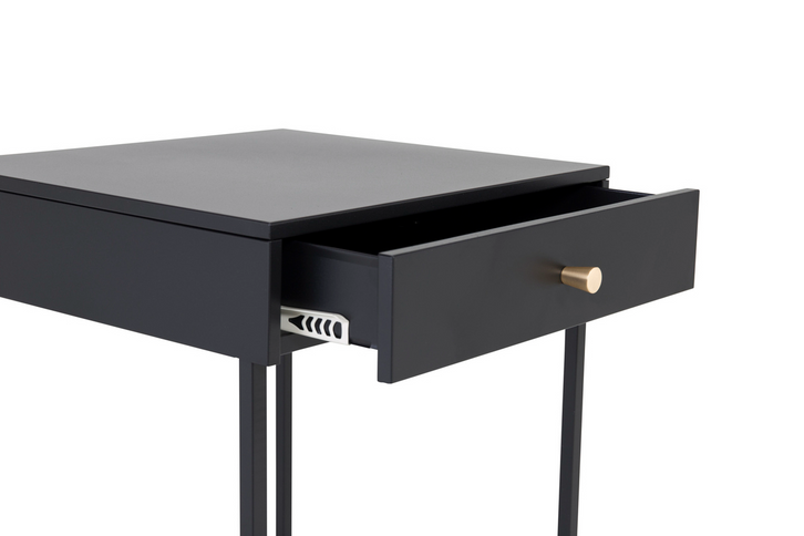 Venture Home Bakal Sängbord 41 x 43 Svart