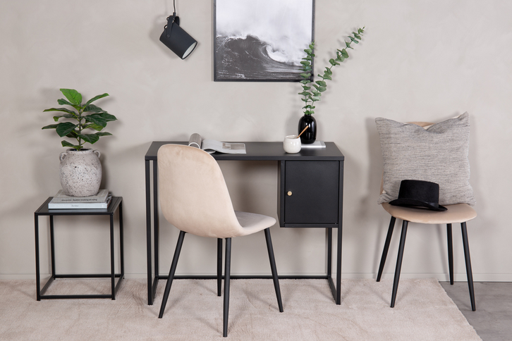 Venture Home Bakal Skrivbord 45 x 95 Svart