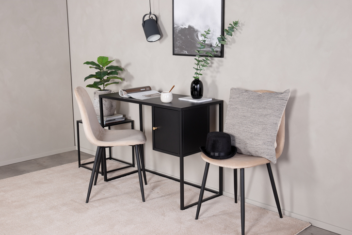 Venture Home Bakal Skrivbord 45 x 95 Svart