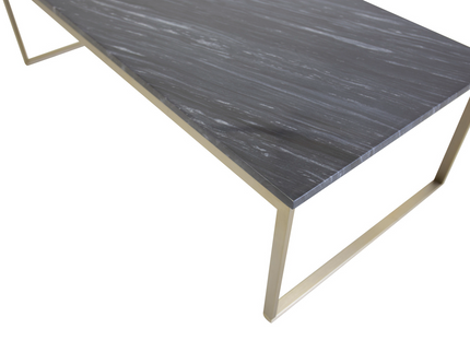 Venture Home Estelle Soffbord 120 x Mässing/Grå