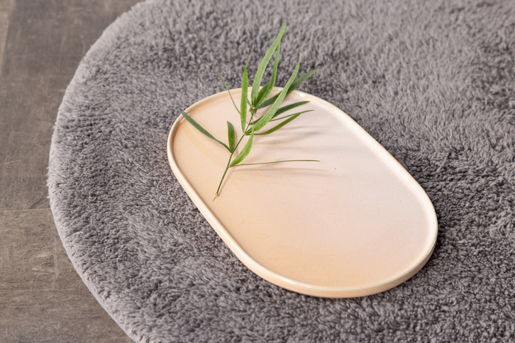 Venture Home Valle Badrumsmatta ⌀60 Mörkgrå