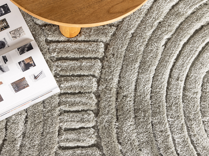 Venture Home Niklas Rund Vardagsrumsmatta ⌀200 Greige