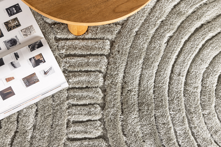 Venture Home Niklas Rund Vardagsrumsmatta ⌀200 Greige