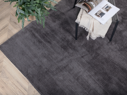 Venture Home Undra Rektangulär Vardagsrumsmatta 250 x 350 Mörkgrå