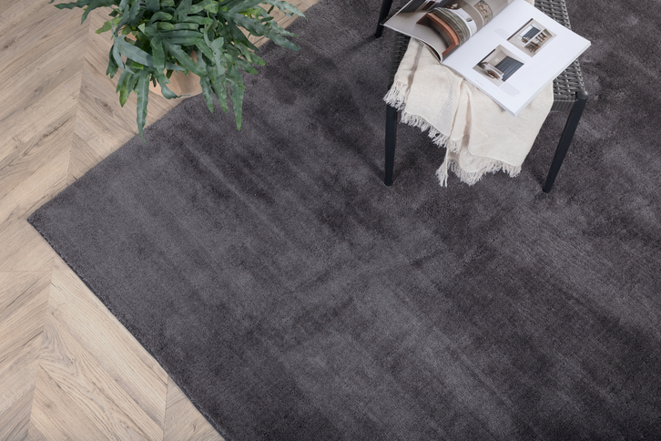 Venture Home Undra Rektangulär Vardagsrumsmatta 250 x 350 Mörkgrå