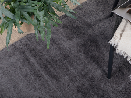 Venture Home Undra Rektangulär Vardagsrumsmatta 250 x 350 Mörkgrå