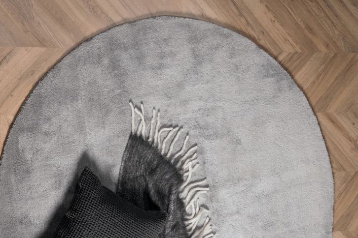 Venture Home Undra Rund Vardagsrumsmatta ⌀200 Silver