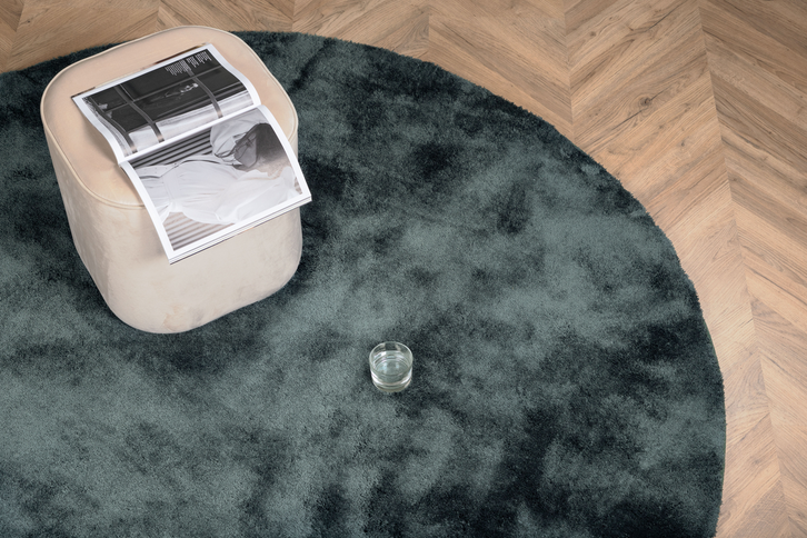 Venture Home Undra Rund Vardagsrumsmatta ⌀200 Grön