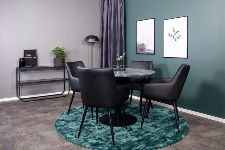 Venture Home Rocker Sidobord 70 x 110 x 30 Svart