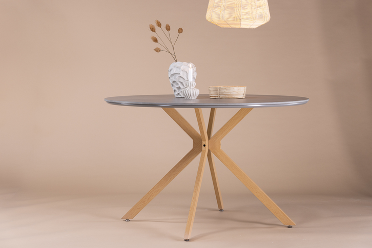 Venture Home Piazza Runt Matbord Ø120 Grå