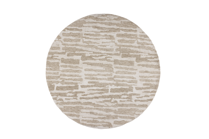 Venture Home Milos Rund Vardagsrumsmatta ⌀200 Beige