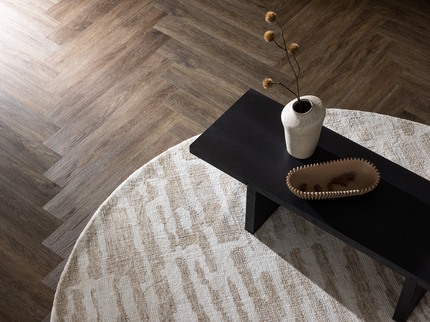 Venture Home Milos Rund Vardagsrumsmatta ⌀200 Beige