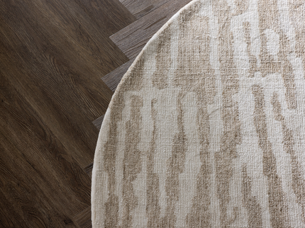 Venture Home Milos Rund Vardagsrumsmatta ⌀200 Beige
