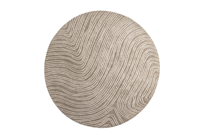 Venture Home Melle Rund Vardagsrumsmatta ⌀200 Beige