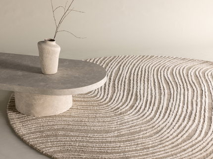 Venture Home Melle Rund Vardagsrumsmatta ⌀200 Beige