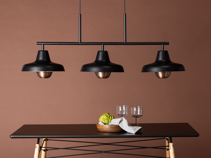 Venture Home Stöten Taklampa Svart
