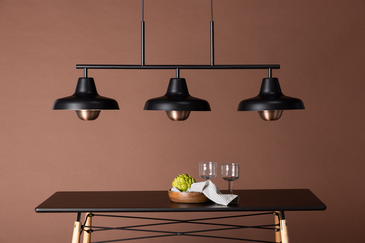 Venture Home Stöten Taklampa Svart