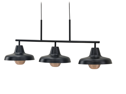 Venture Home Stöten Taklampa Svart