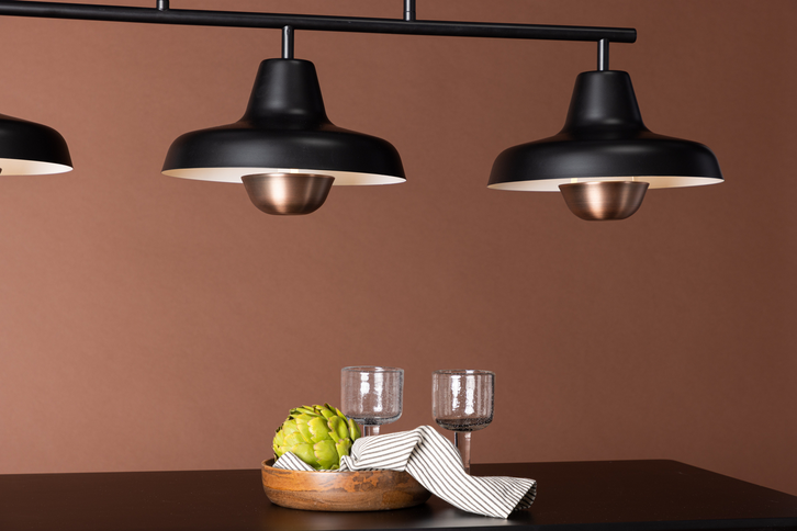 Venture Home Stöten Taklampa Svart
