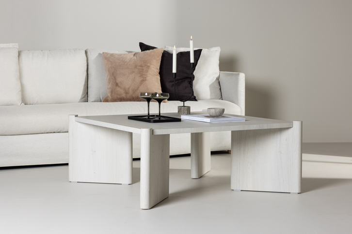 Venture Home Rogaland Soffbord 100 x 100 Vittvätt