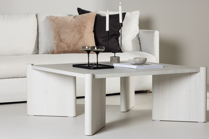 Venture Home Rogaland Soffbord 100 x 100 Vittvätt
