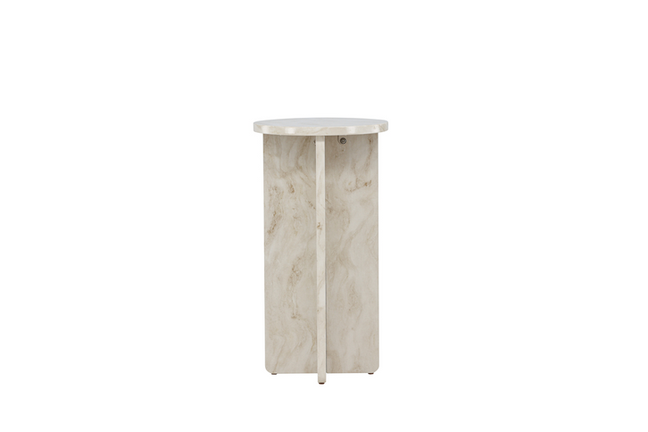 Venture Home Ålesund Sidobord Ø40 Beige