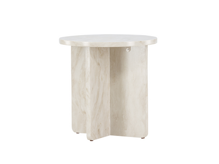 Venture Home Ålesund Sidobord Ø50 Beige
