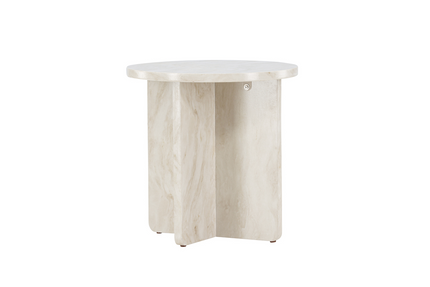 Venture Home Ålesund Sidobord Ø50 Beige
