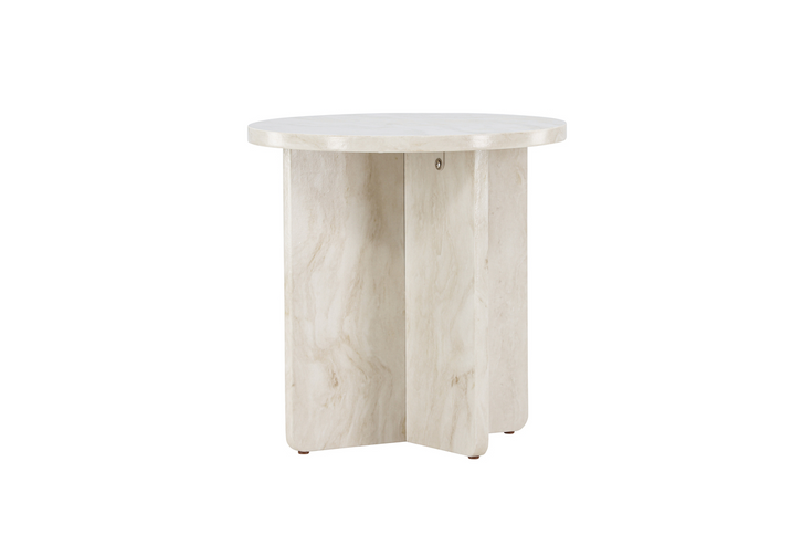 Venture Home Ålesund Sidobord Ø50 Beige