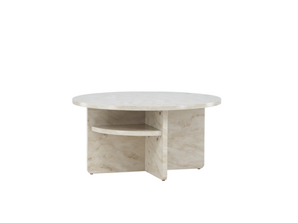 Venture Home Ålesund Soffbord Ø85 Beige