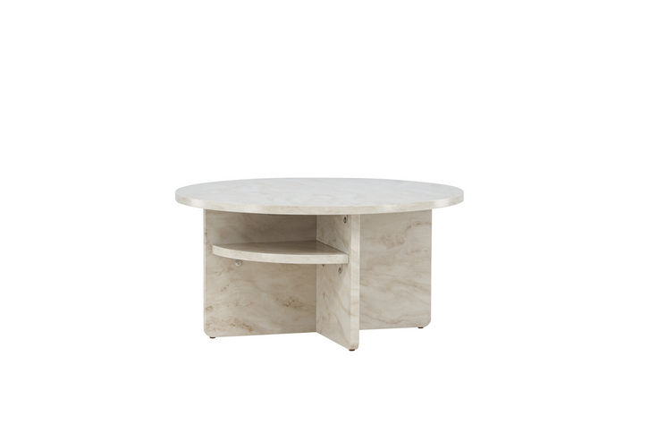 Venture Home Ålesund Soffbord Ø85 Beige